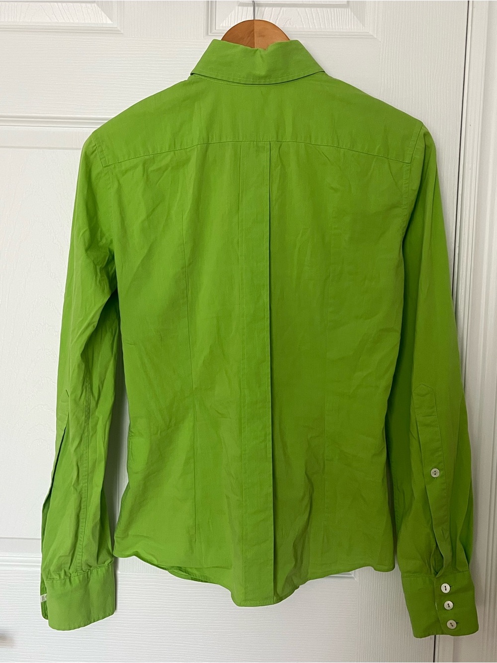Dolce & Gabbana Lime Green Button-Down Cotton Shirt - Picture 6 of 15